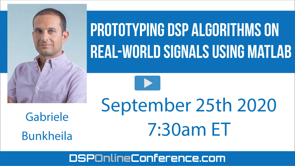 Prototyping DSP algorithms on real-world signals using MATLAB