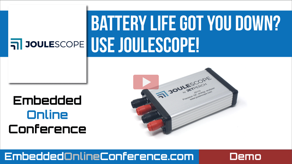 Battery life got you down?  Use Joulescope!