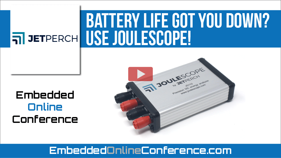 Battery life got you down?  Use Joulescope!