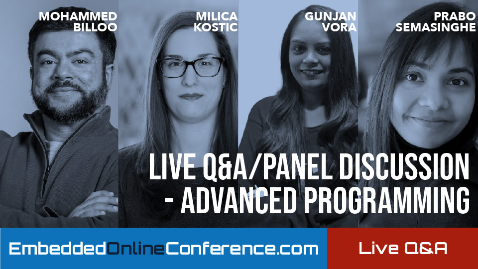 Live Q&A & Panel Discussion - Advanced Programming Track